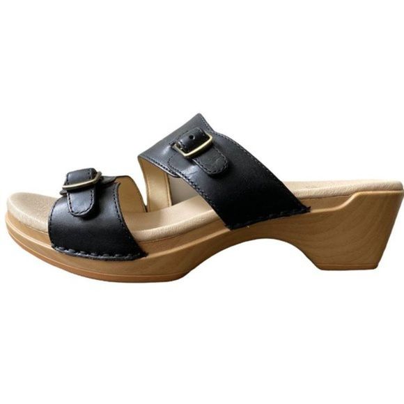 Dansko New Women’s Sandal Karena Leather Black size 38 - Picture 5 of 11